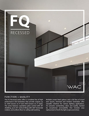 Wac FQ Rrecessed Catalogue